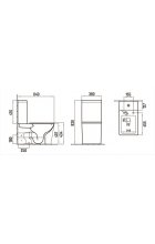 Унитаз напольный CeramaLux 2170AXMC