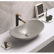Раковина для ванной CeramaLux 7811AMH-5 Светло-серый