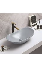 Раковина для ванной CeramaLux 7811AMHL-4 голубой