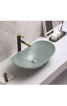 Раковина для ванной CeramaLux 7811AMLG-6 зеленый 
