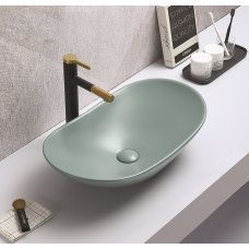 Раковина для ванной CeramaLux 7811AMLG-6 зеленый 