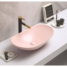 Раковина для ванной CeramaLux 7811AMP-3 розовый 