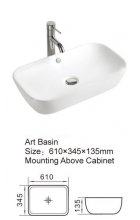 Раковина для ванной CeramaLux 9217