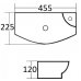 Раковина для ванной CeramaLux 7946L