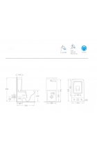 Унитаз напольный CeramaLux NS-2170