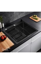 Мойка кухонная Cerutti SPA GLORIA60B nano black Мойка кухонная Cerutti SPA GLORIA60B nano black