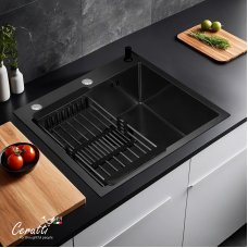 Мойка кухонная Cerutti SPA GLORIA60B nano black