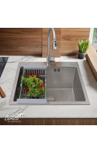 Мойка кухонная Cerutti SPA GLORIA60 nano embos Мойка кухонная Cerutti SPA GLORIA60 nano embos