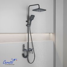 Душевая стойка Cerutti ARRIGO цвет графит