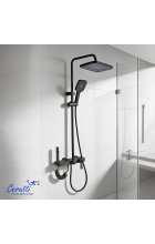 Душевая стойка Cerutti ALFIO цвет графит