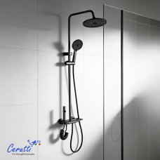 Душевая стойка Cerutti IGINO G цвет графит