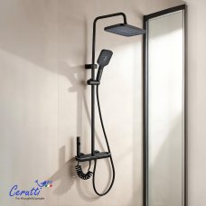 Душевая стойка Cerutti DECIO цвет графит