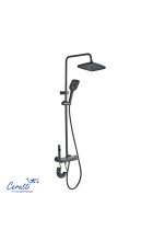Душевая стойка Cerutti LEANDRO цвет графит Душевая стойка Cerutti LEANDRO цвет графит