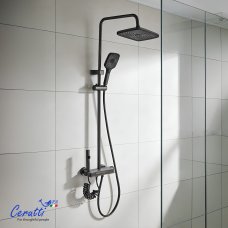 Душевая стойка Cerutti LEANDRO цвет графит