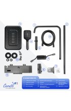 Душевая стойка Cerutti DECIO цвет графит