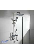 Душевая стойка Cerutti IVO цвет графит
