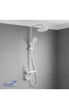 Душевая стойка Cerutti IGINO W цвет молочный (белый)