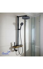 Душевая стойка Cerutti NEVIO цвет графит Душевая стойка Cerutti NEVIO цвет графит