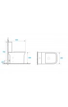 Унитаз-компакт CeruttiSPA VETTORE MB напольный