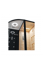 Комбинированная сауна 2в1 Ceruttispa LUGANO Nero K9751R Black