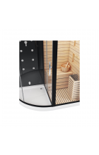 Комбинированная сауна 2в1 Ceruttispa LUGANO Nero K9751R Black