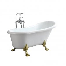 Акриловая ванна Cerutti CLASSIC 150 золото