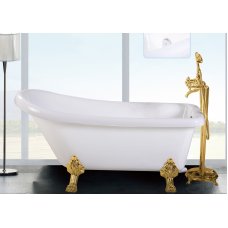 Акриловая ванна Cerutti VITO 150 золото