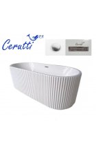 Акриловая ванна Cerutti CEZARES CT9330 170х75