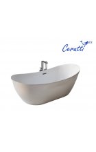 Акриловая ванна Cerutti NEMI170MW CT10507 170х74