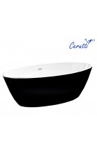 Акриловая ванна Cerutti GRETA170GMB CT10878 170х80