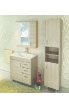 Зеркало-шкаф Comforty Марио 75 сосна лоредо