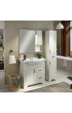 Зеркало-шкаф Comforty Севилья 85 слоновая кость