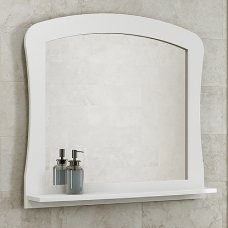 Зеркало Comforty Венеция 80 белый глянец