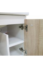 Тумба с раковиной Comforty Рига 60 дуб сонома подвесная