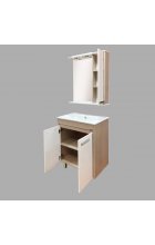 Тумба с раковиной Comforty Тулуза 75 сосна лоредо напольная