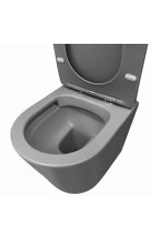 Унитаз Comforty 105MH серый матовый безободковый подвесной