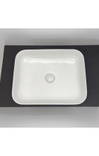 Раковина Comforty T-Y9378MW белая матовая накладная