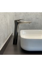 Смеситель для умывальника Comforty FC074B-CGT графит Смеситель для умывальника Comforty FC074B-CGT графит