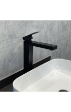 Смеситель для умывальника Comforty FC045B-CMT черный матовый