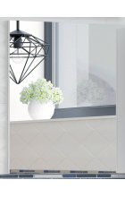 Зеркало Corozo Альтаир 60 белое