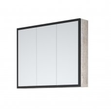 Зеркало-шкаф Corozo Айрон 90 черный/антик
