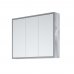 Зеркало-шкаф Corozo Айрон 90 серый/арт