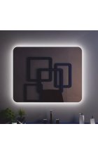 Зеркало-LED Corozo Альбано 80х60, сенсор Зеркало-LED Corozo Альбано 80х60, сенсор