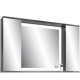 Зеркало-шкаф Stella Polar Дэрри 100 бетон/цемент, LED