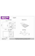 Раковина над стиральной машиной Stella Polar Мадлен 100R белая