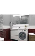 Раковина над стиральной машиной Stella Polar Мадлен 120L белая