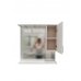 Зеркало-шкаф Corozo Коралл 82/С левое белое