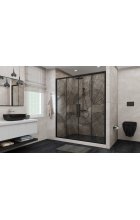 Душевая дверь DETO FB2 190-210 Black