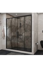 Душевая дверь DETO FB2 190-210 Black