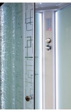 Душевая кабина Deto ЕМ1511R N LED